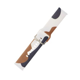 Pasek Strap Moro do Samsung Galaxy Watch 45 / 46 / 47 mm silikonowa bransoletka opaska do zegarka - wzór 1