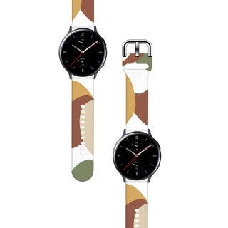 Pasek Strap Moro do Samsung Galaxy Watch 45 / 46 / 47 mm silikonowa bransoletka opaska do zegarka - wzór 4
