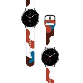 Pasek Strap Moro do Samsung Galaxy Watch 45 / 46 / 47 mm silikonowa bransoletka opaska do zegarka - wzór 8