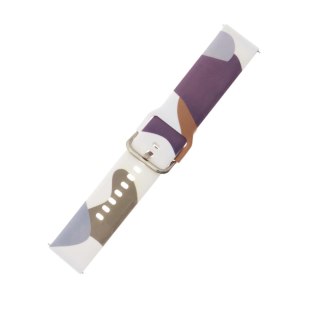 Pasek Strap Moro do Samsung Galaxy Watch 45 / 46 / 47 mm silikonowa bransoletka opaska do zegarka - wzór 9