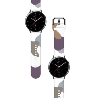 Pasek Strap Moro do Samsung Galaxy Watch 45 / 46 / 47 mm silikonowa bransoletka opaska do zegarka - wzór 9