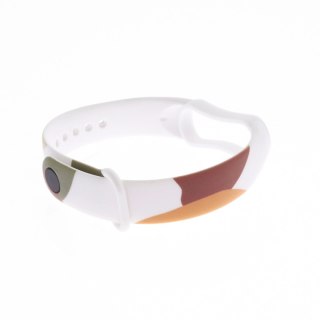 Strap Moro opaska do Xiaomi Mi Band 3 / 4 silikonowy pasek bransoletka do zegarka wzór 4