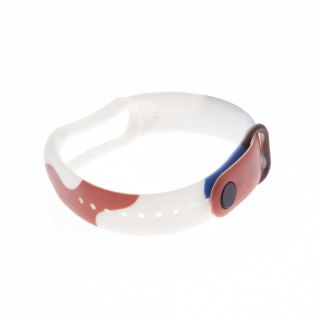 Strap Moro opaska do Xiaomi Mi Band 3 / 4 silikonowy pasek bransoletka do zegarka wzór 8