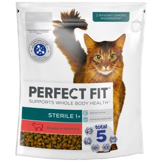 PERFECT FIT Sterile 1+ Z Wołowiną 750g