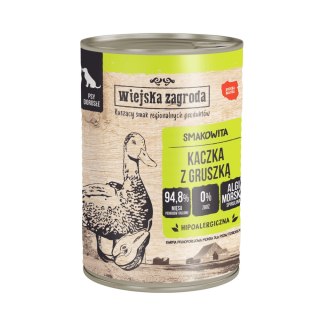 Wiejska Zagroda Kaczka z gruszką 400g dla psa