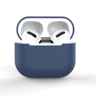 Etui do AirPods 2 / AirPods 1 silikonowy miękki pokrowiec na słuchawki niebieski (case C)