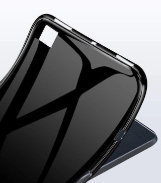 Slim Case błyszczące plecki etui pokrowiec na tablet Samsung Galaxy Tab S8+ (Tab S8 Plus) czarny