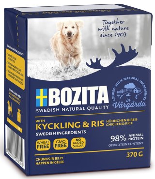 BOZITA Dog Kurczak I Ryż W Galarecie 370g