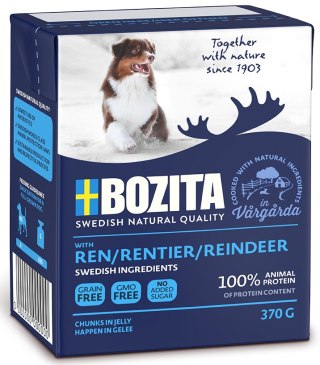 BOZITA Dog Renifer W Galarecie 370g