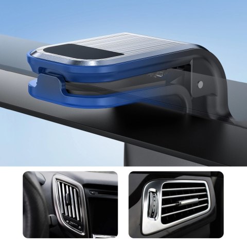 Uchwyt magnetyczny Acefast D16 samochodowy na kratkę nawiewu - nie wymaga MagSafe - szary