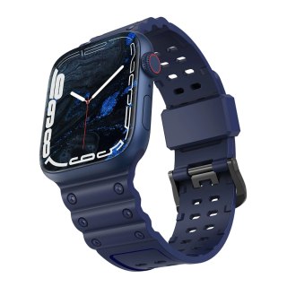 Pasek Strap Triple Protection do Apple Watch 38 / 40 / 41 mm opaska bransoleta - granatowy
