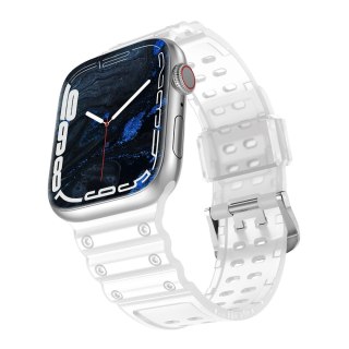 Pasek Strap Triple Protection do Apple Watch 38 / 40 / 41 mm opaska bransoleta - przezroczysty