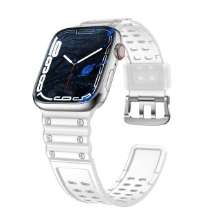 Pasek Strap Triple Protection do Apple Watch 38 / 40 / 41 mm opaska bransoleta - przezroczysty