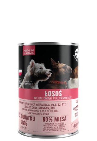 PetRepublic Łosoś Krojone Kawałki W Delikatnym Sosie 400g