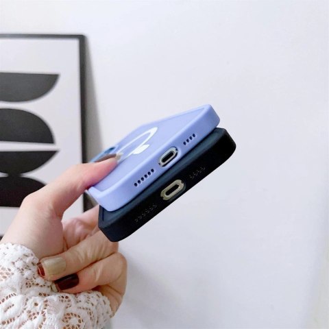 Magnetyczne etui z MagSafe Color Matte Case do iPhone 15 Plus - zielone