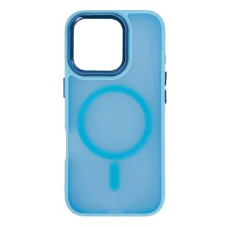 Etui Magnetic Collection MagSafe na iPhone 16 Pro Max - jasnoniebieskie