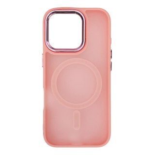 Etui Magnetic Collection MagSafe na iPhone 16 Pro Max - różowe