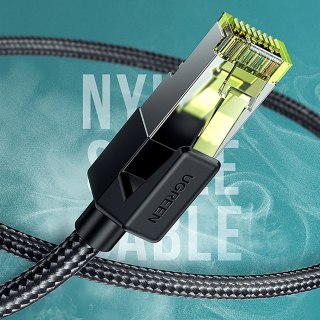 Kabel Ugreen NW150 80424 Ethernet RJ45 Cat 7 10Gbps 3m - czarny