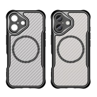 Etui silikonowe Leading Series MagSafe do iPhone 16 Plus - czarne