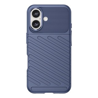 Etui silikonowe Thunder Case do iPhone 16 - niebieskie