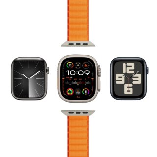 Pasek nylonowy Puro Extreme do Apple Watch 42 / 44 / 45 / 49 mm - pomarańczowy