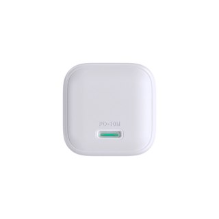 Ładowarka sieciowa Joyroom JR-TCG15 Mini 30W GaN USB-C - biała