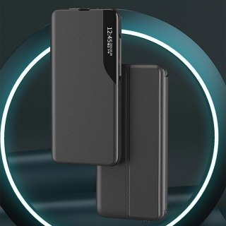 Eco Leather View Case etui do Samsung Galaxy S24 FE z klapką i podstawką - czarne