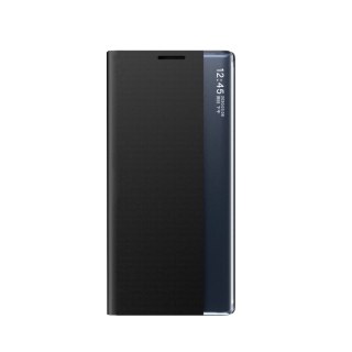New Sleep Case etui do Samsung Galaxy S24 FE pokrowiec z klapką i podstawką - czarne