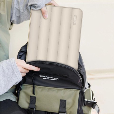 Torba na laptopa 13-14 Tech-Protect Puffy - beżowa