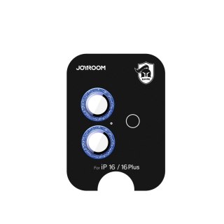 Szkło ochronne Joyroom JR-MSF0300 na obiektywy iPhone 16/16 Plus - niebieskie