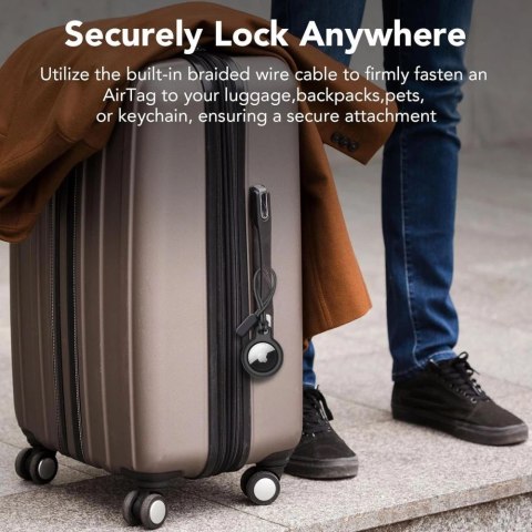 Etui Tech-Protect Rough 2-pack na Apple AirTag - czarne