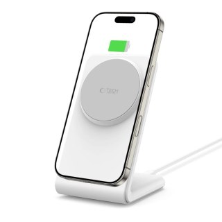Ładowarka bezprzewodowa Tech-Protect QI15W-A38 MagSafe - biała