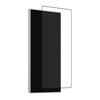 Szkło hartowane Puro Frame Tempered Glass z czarną ramką do Samsung Galaxy S25 Ultra