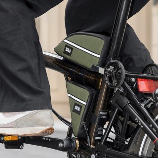 Torba trójkątna Rockbros na ramę rowerową 0,3l - czarna