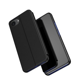 Etui Clear View Case na iPhone 16e / 17e pokrowiec z klapką - czarne